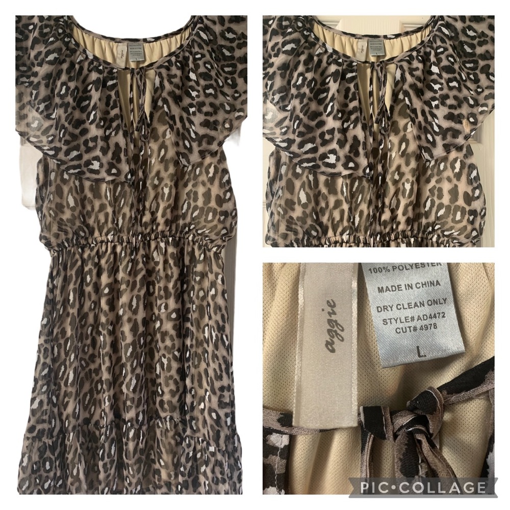 Aggie Animal Print Dress L